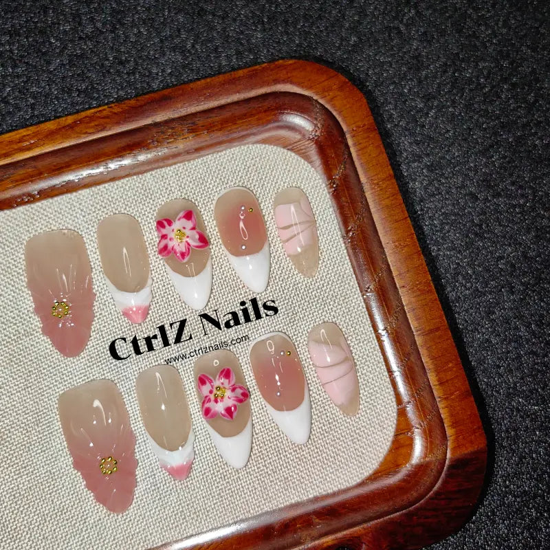 Handmade Blossom Darling Press-On Nails