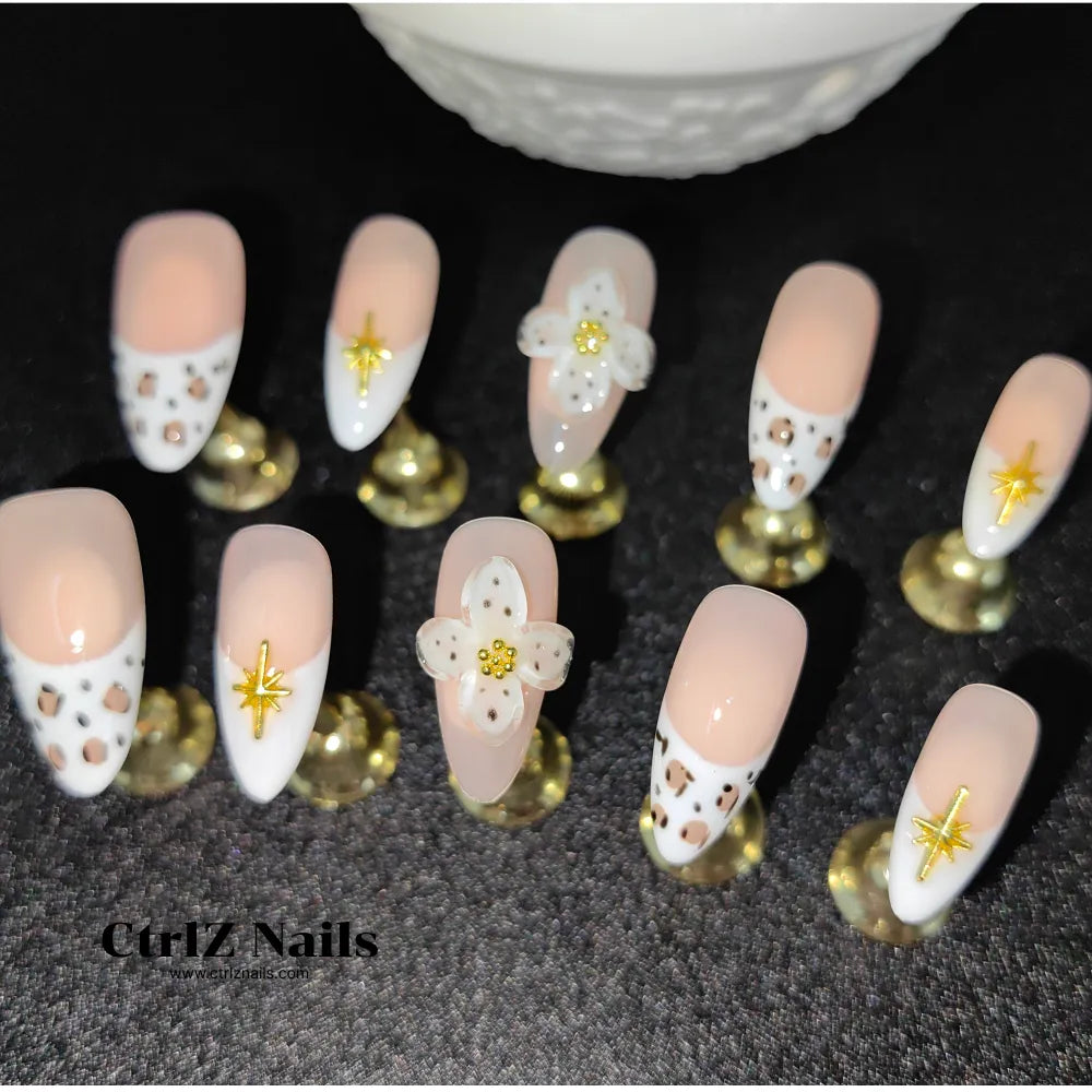 Handmade Romantic Aura Press-On Nails