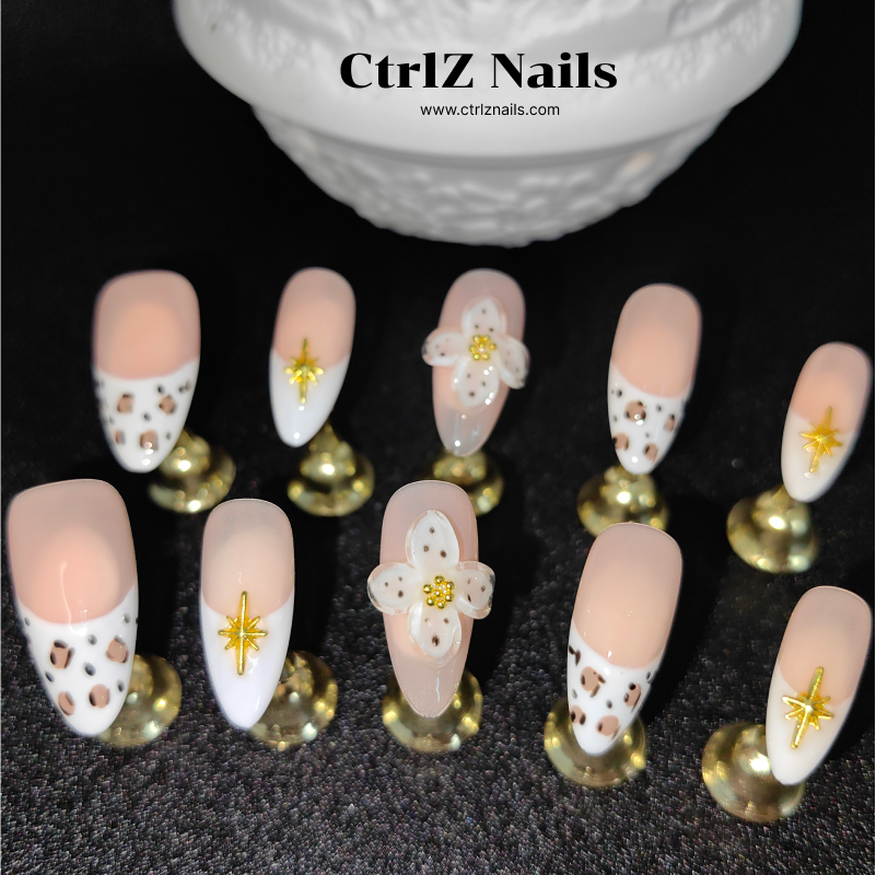 Handmade Romantic Aura Press-On Nails