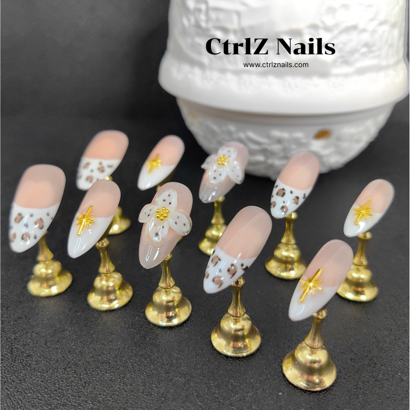 Handmade Romantic Aura Press-On Nails