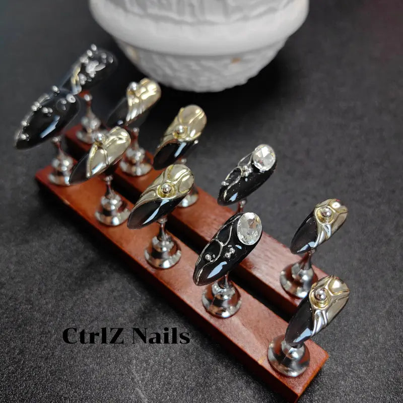 Handmade Press-On Nails - Sweet Spice