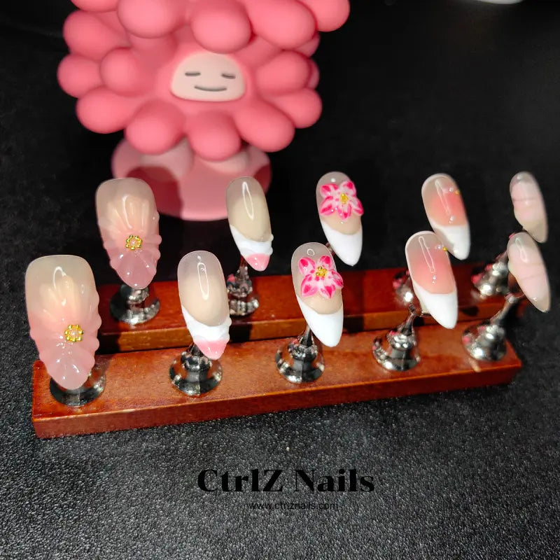 Handmade Blossom Darling Press-On Nails