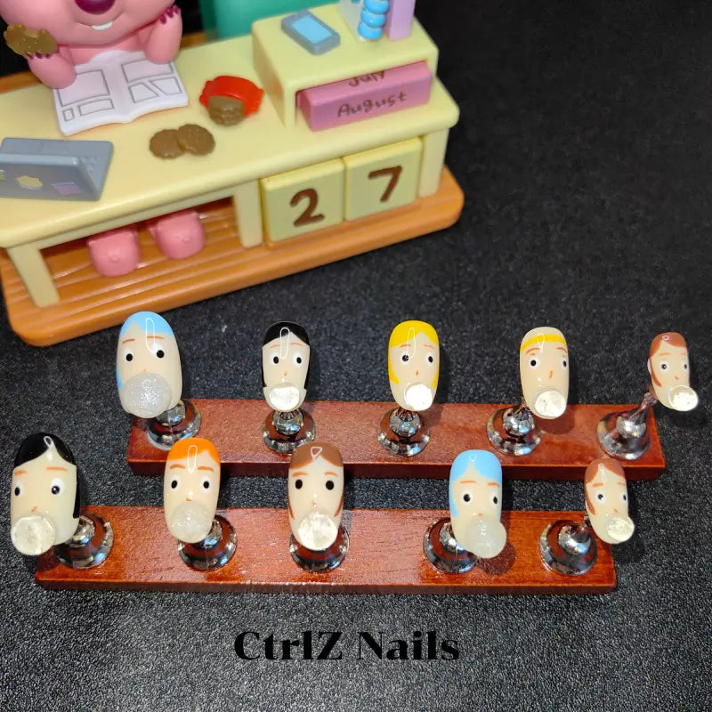 Handmade Press-On Nails - Bubblegum Rebel