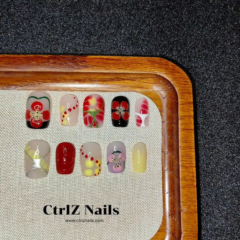 Handmade |  Luxe 3D Blossom Press-On Nails
