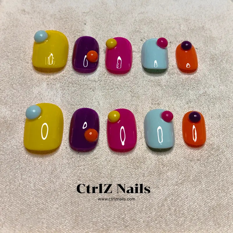 Handmade |  Sugar Rush Press-On Nails